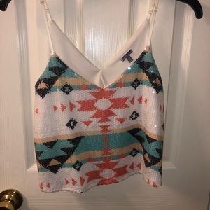 Sequence loose tank top can be considered crop top